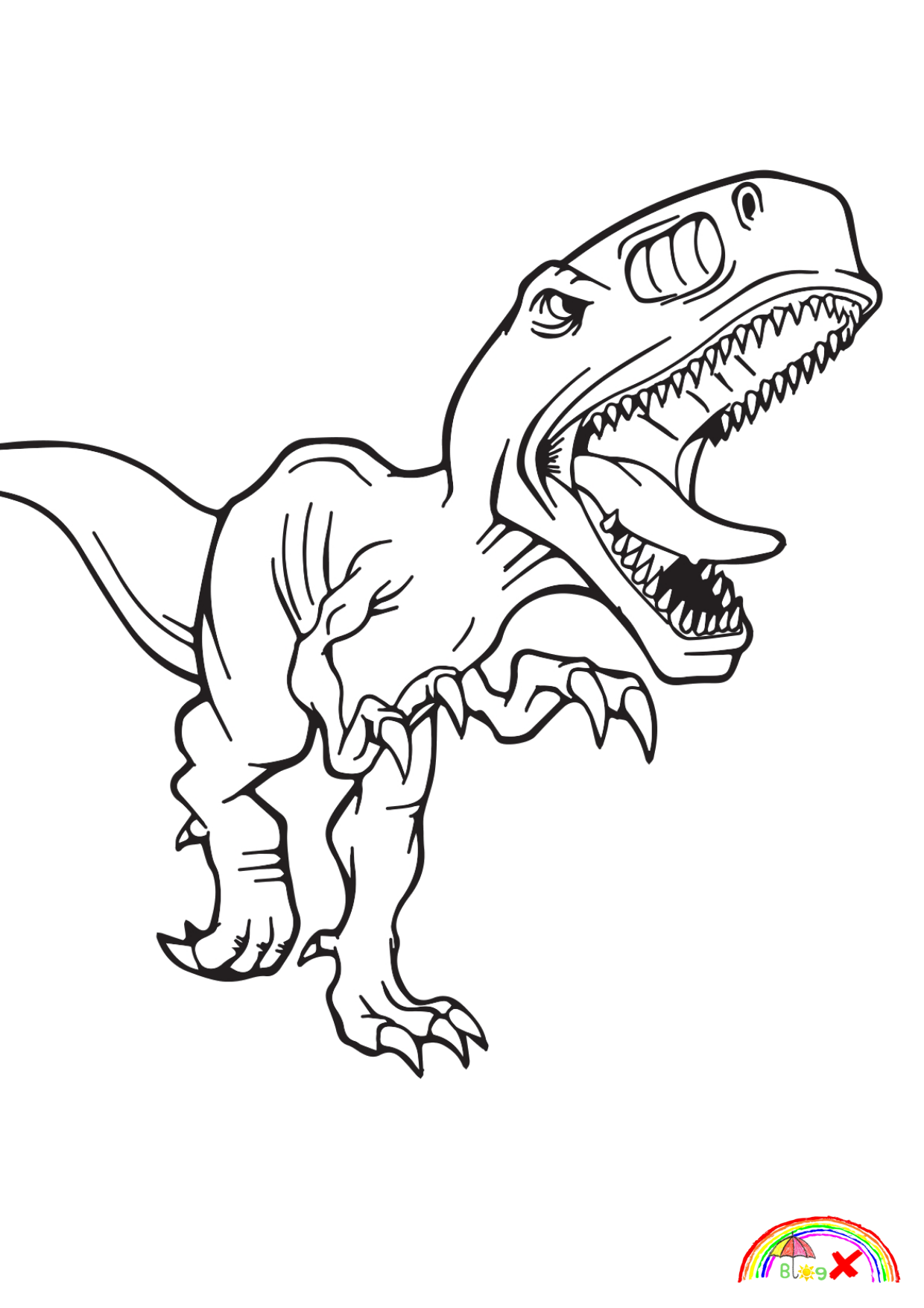 Tyrannosaurus Coloring Pages Printable Adventure 30