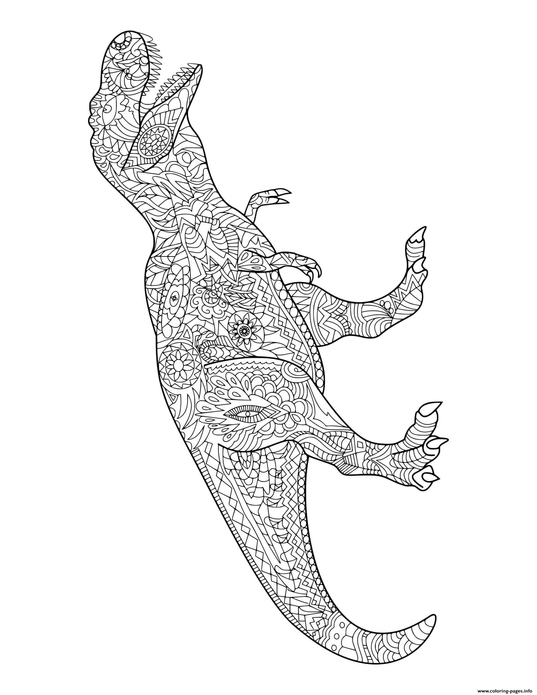 Tyrannosaurus Coloring Pages Printable Adventure 9