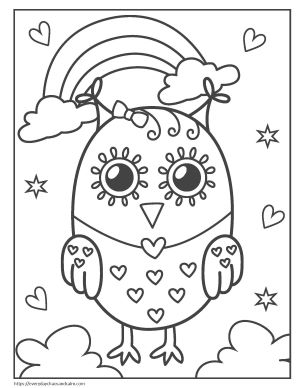 Wise Owl Coloring Pages Printable Wisdom 18