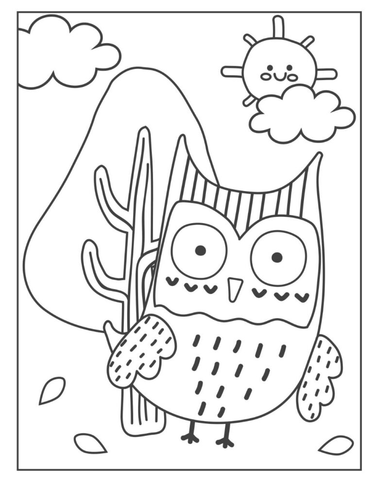 Wise Owl Coloring Pages Printable Wisdom 24