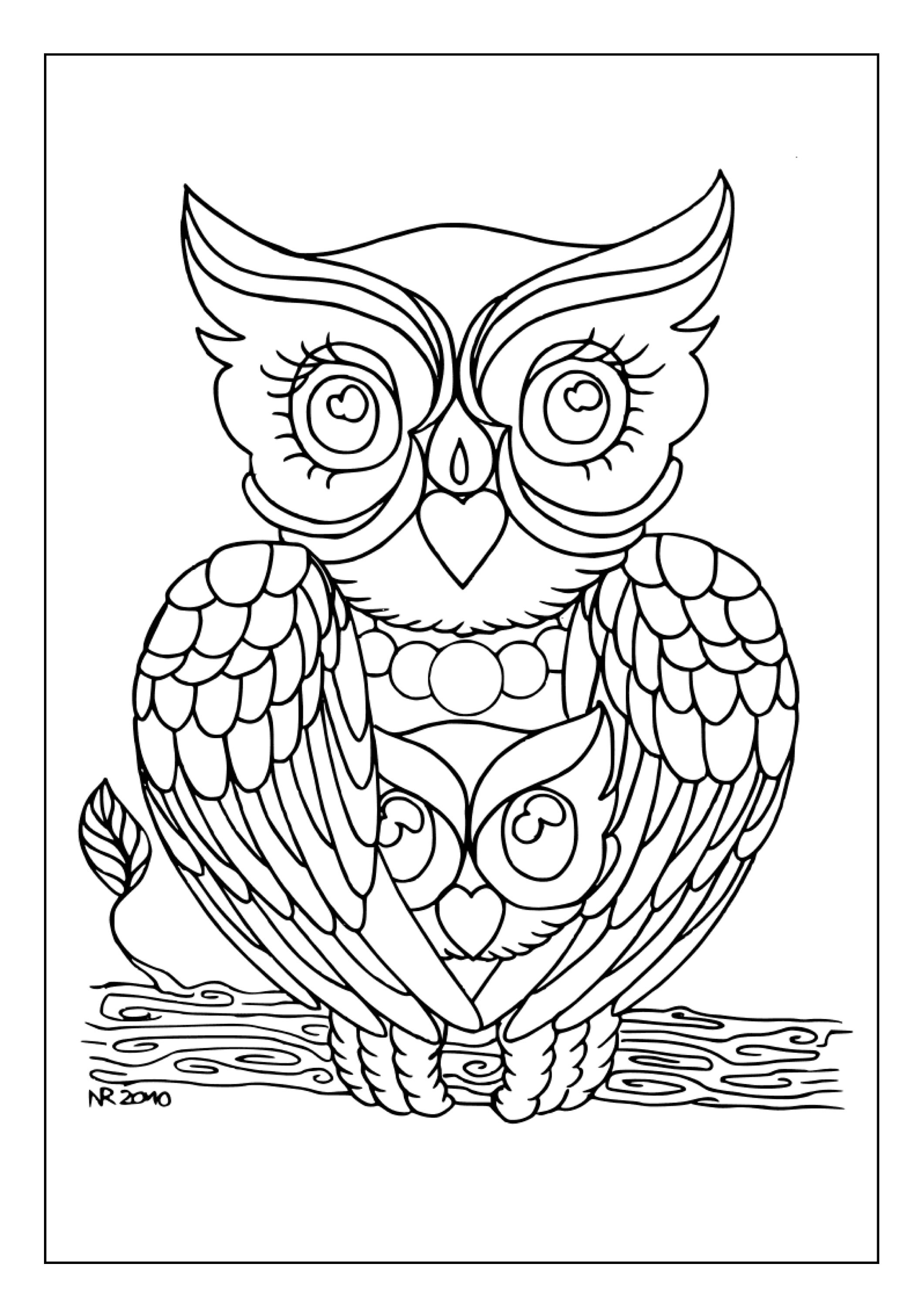 Wise Owl Coloring Pages Printable Wisdom 29