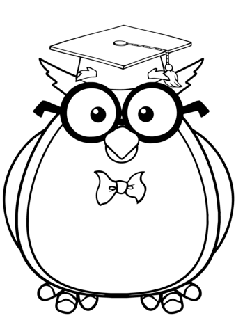 Wise Owl Coloring Pages Printable Wisdom 6