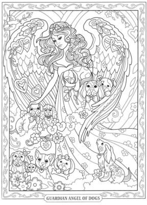 29 Angel Coloring Pages Printable 15