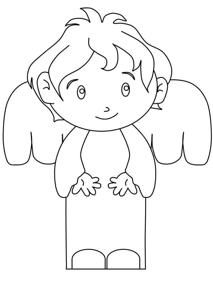 29 Angel Coloring Pages Printable 16