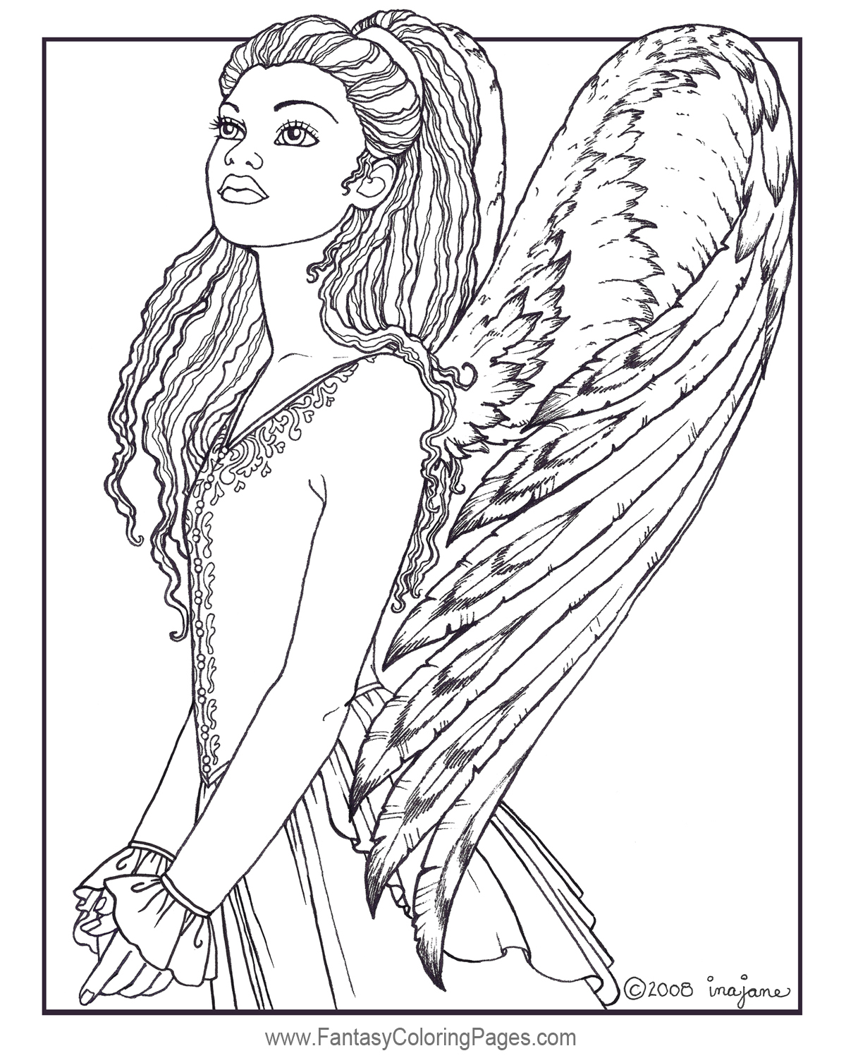 angel coloring pages printable jpg