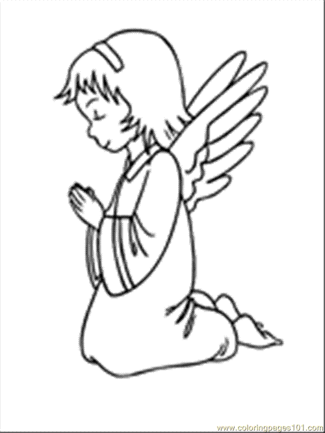 29 Angel Coloring Pages Printable 21