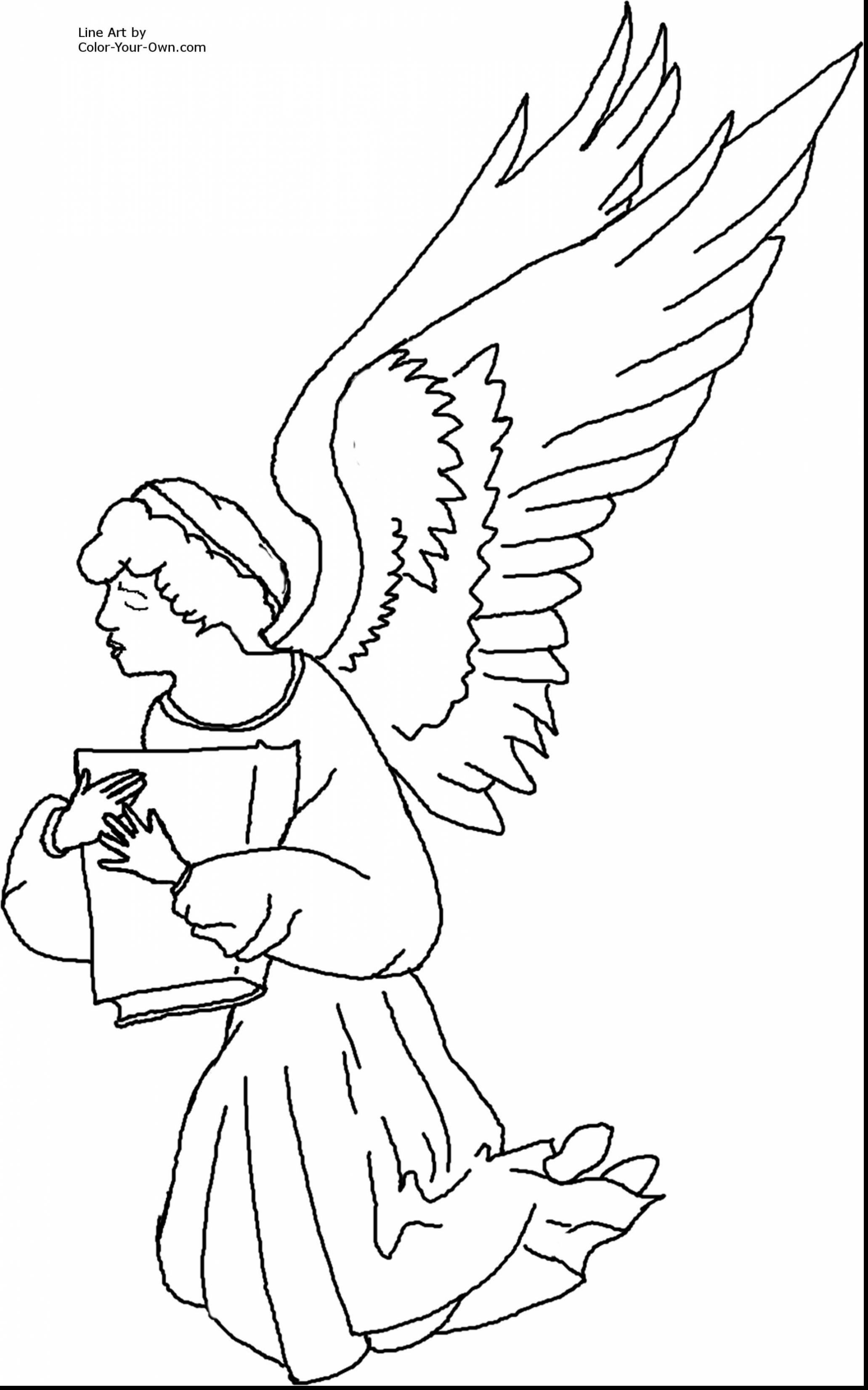 29 Angel Coloring Pages Printable 24