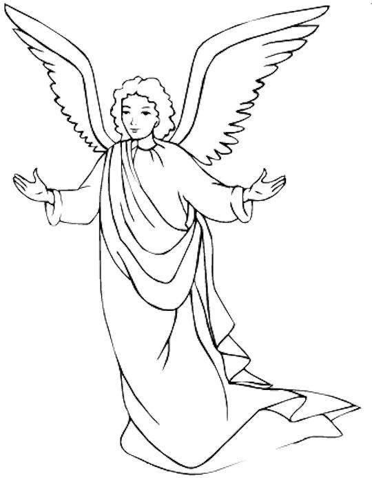 29 Angel Coloring Pages Printable 27