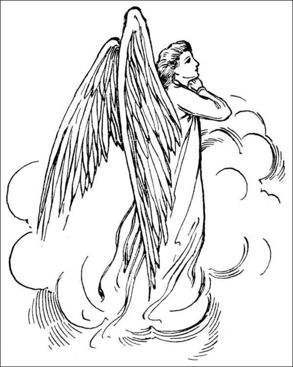 29 Angel Coloring Pages Printable 32