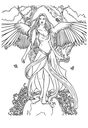 29 Angel Coloring Pages Printable 33