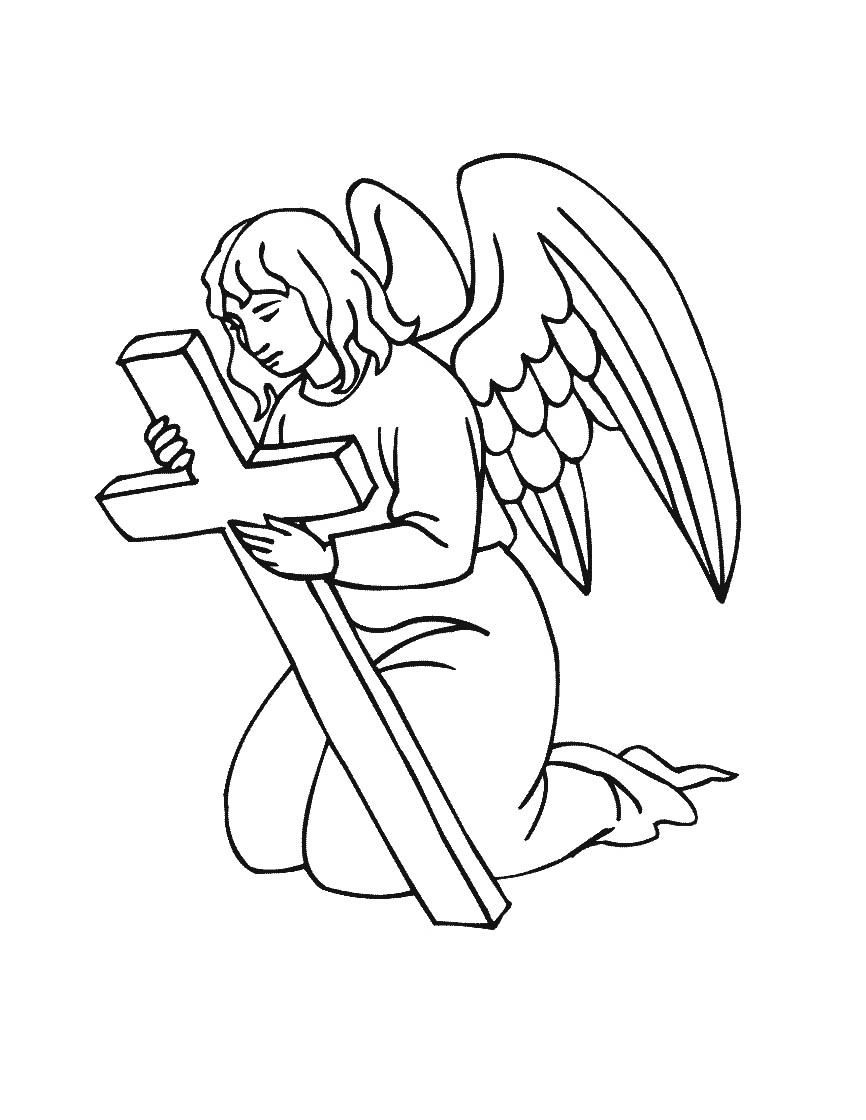 29 Angel Coloring Pages Printable 34