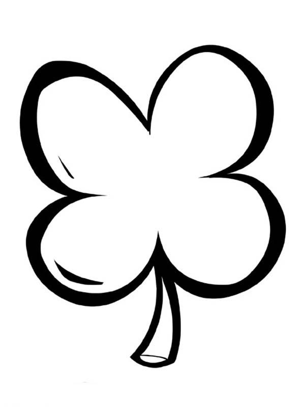 30 Four Leaf Clover Coloring Pages Printable 10