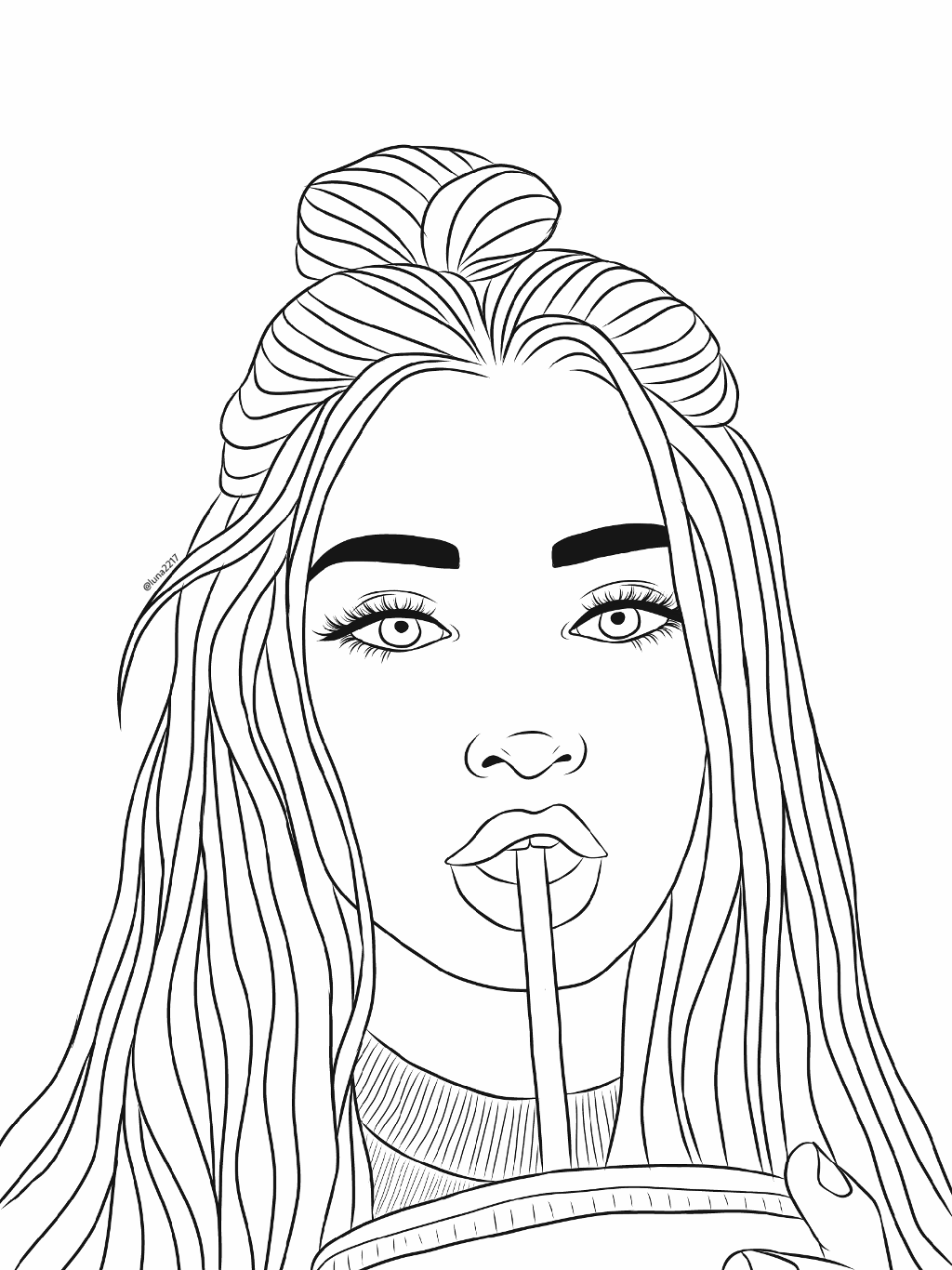 30 Fun Y2K Baddie Coloring Pages Printable 25