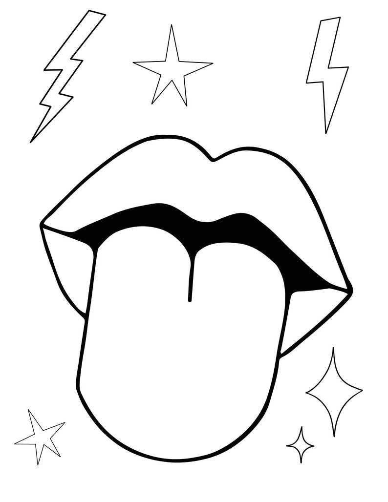 30 Fun Y2K Baddie Coloring Pages Printable 26