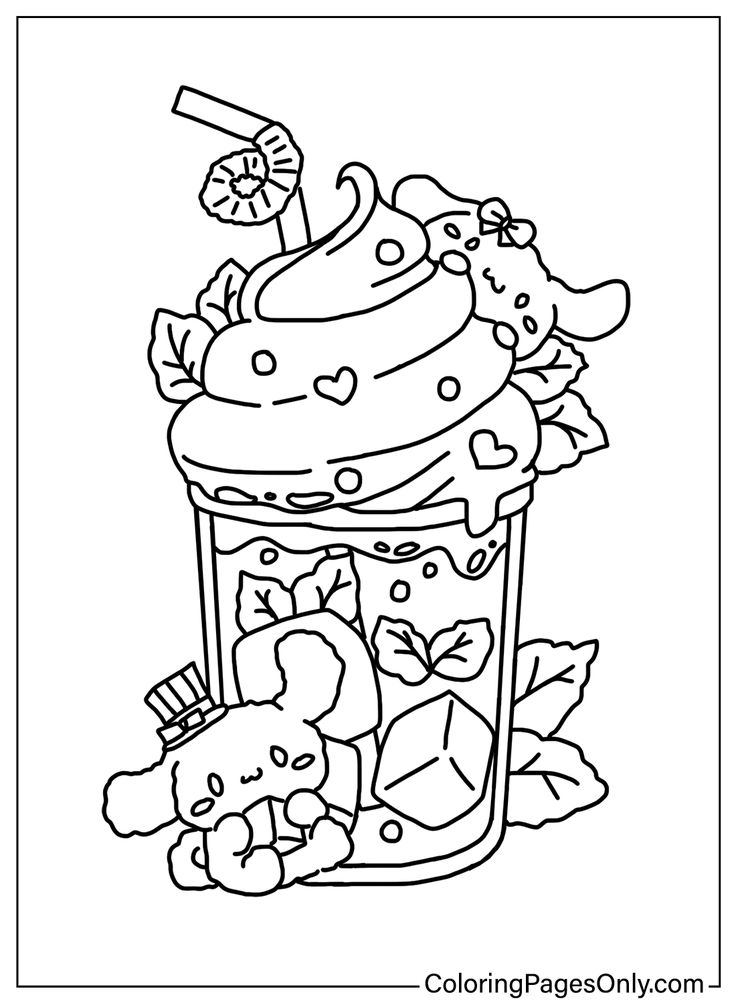 30 Fun Y2K Baddie Coloring Pages Printable 27