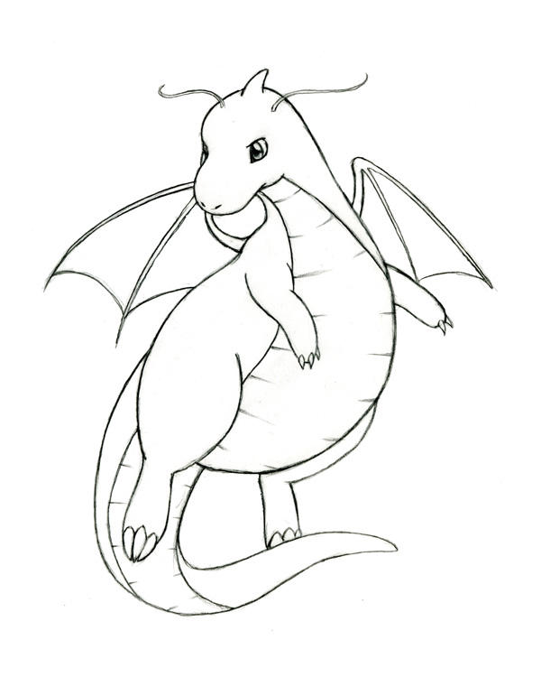 30 Powerful Dragonite Coloring Page Printable 10