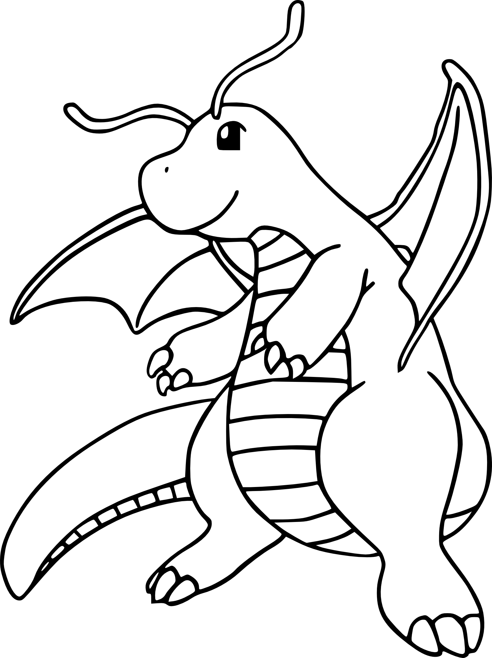 30 Powerful Dragonite Coloring Page Printable 22