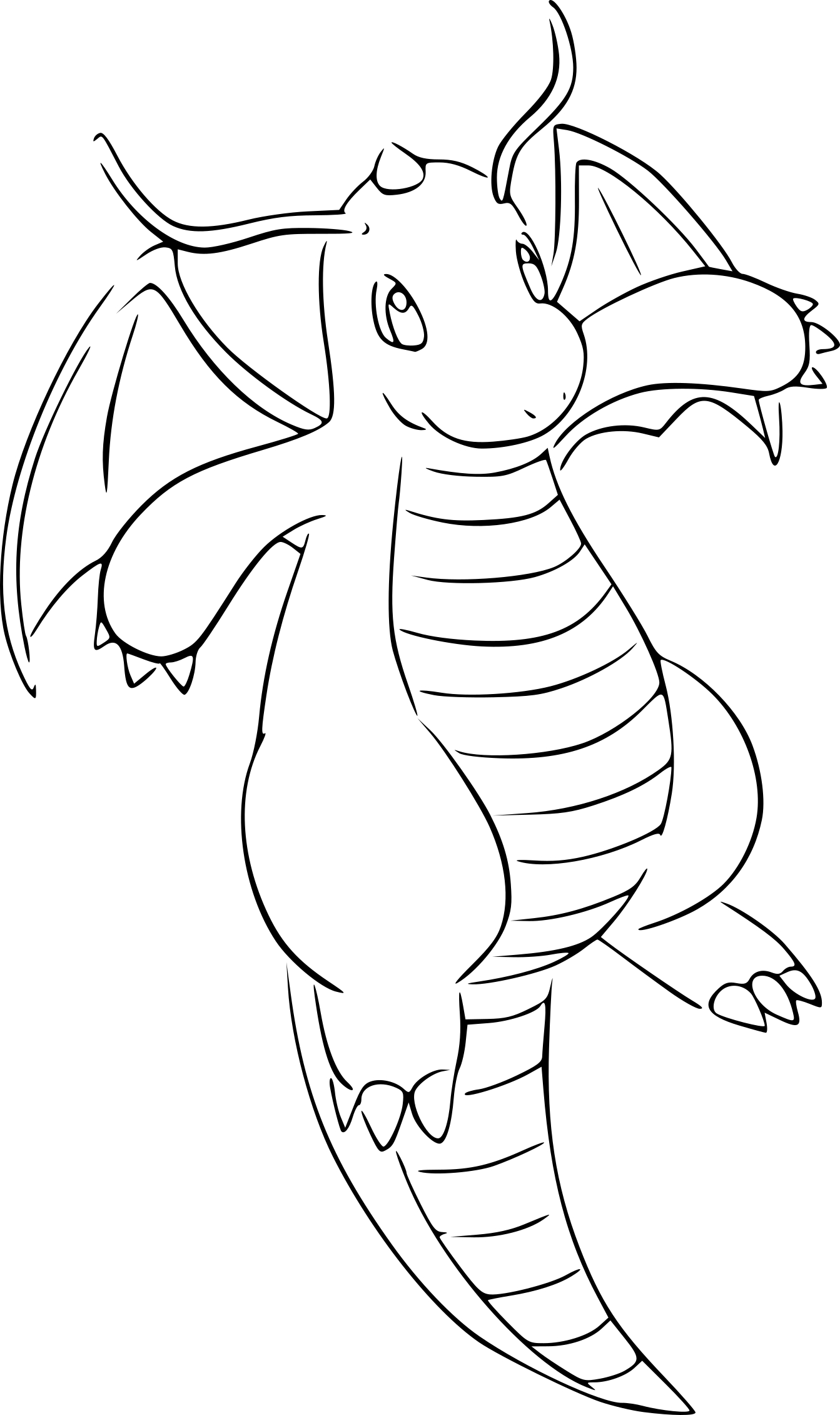 30 Powerful Dragonite Coloring Page Printable 25