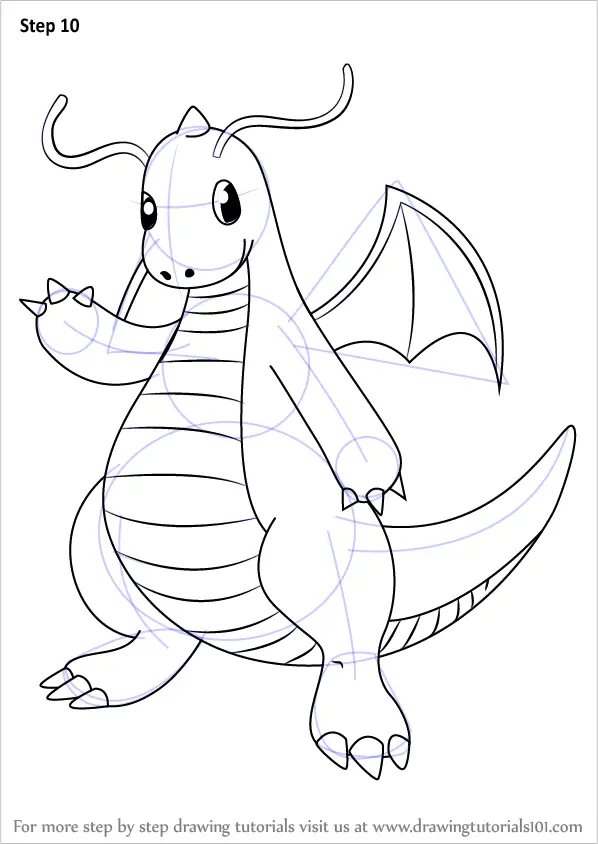 30 Powerful Dragonite Coloring Page Printable 35