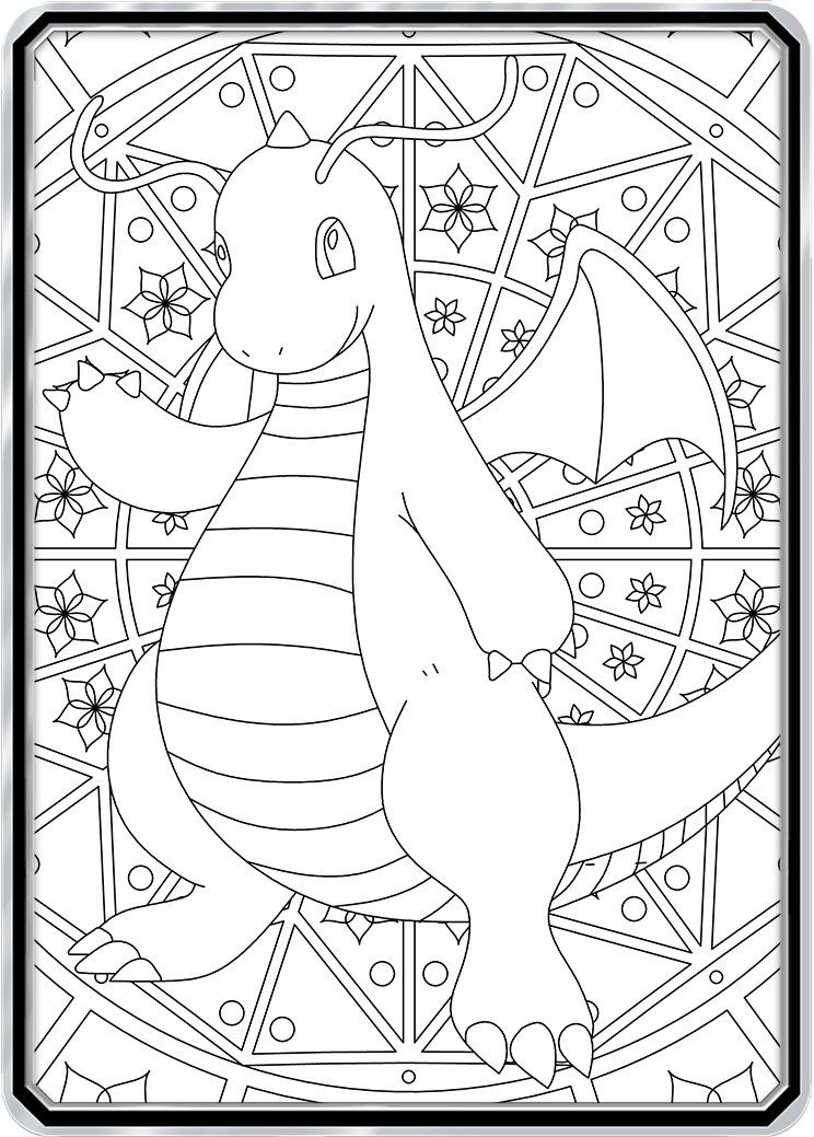 30 Powerful Dragonite Coloring Page Printable 9