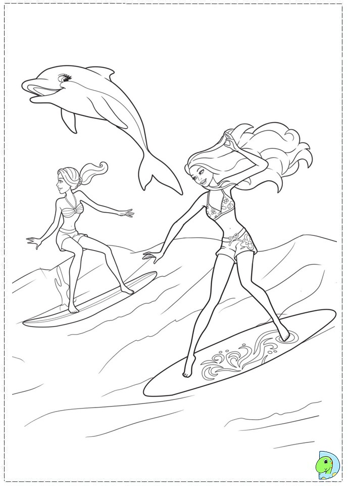 31 Adorable Mermaid Coloring Pages Barbie Printable 20