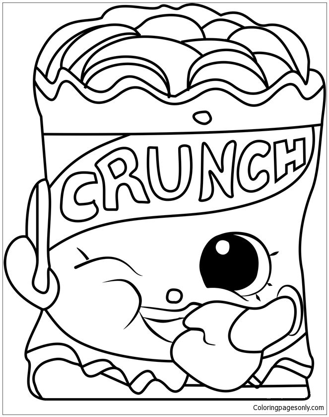 31 Crispy Chips Coloring Pages Printable 1