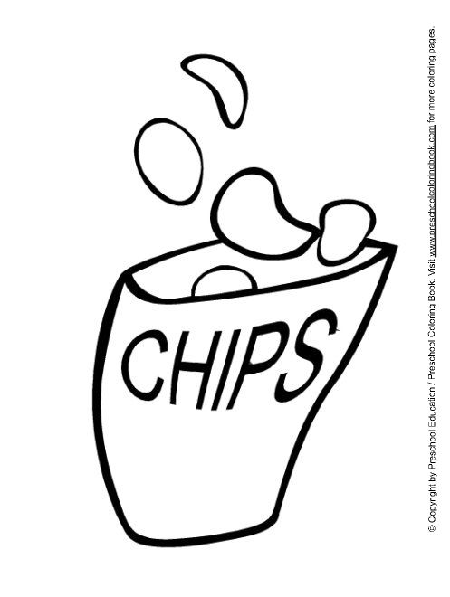 31 Crispy Chips Coloring Pages Printable 26