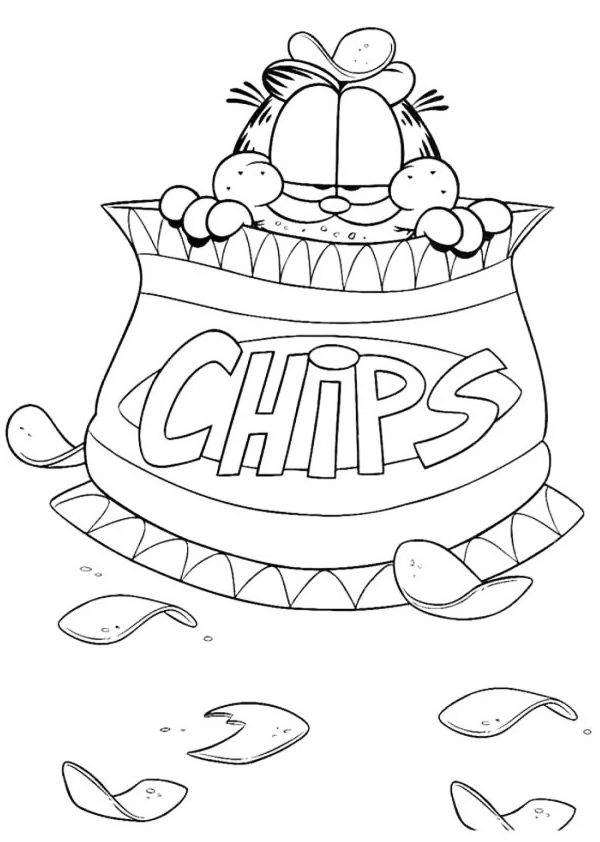 31 Crispy Chips Coloring Pages Printable 28