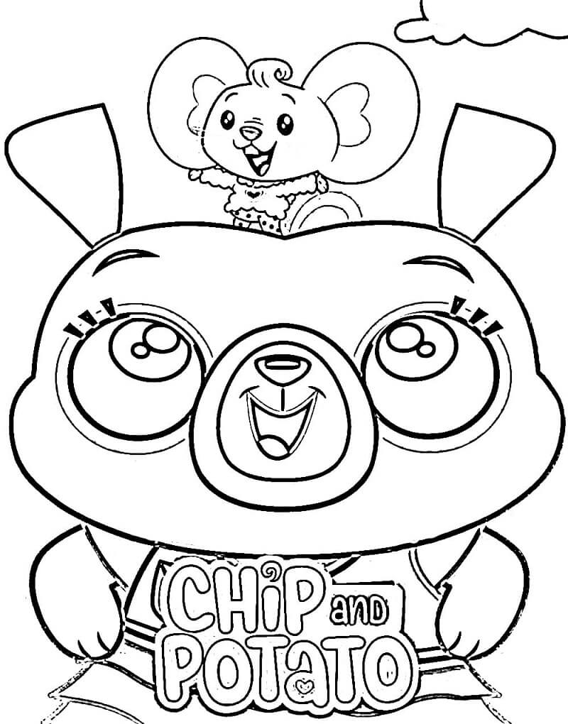 31 Crispy Chips Coloring Pages Printable 29