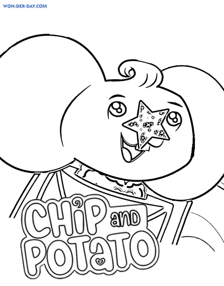 31 Crispy Chips Coloring Pages Printable 9