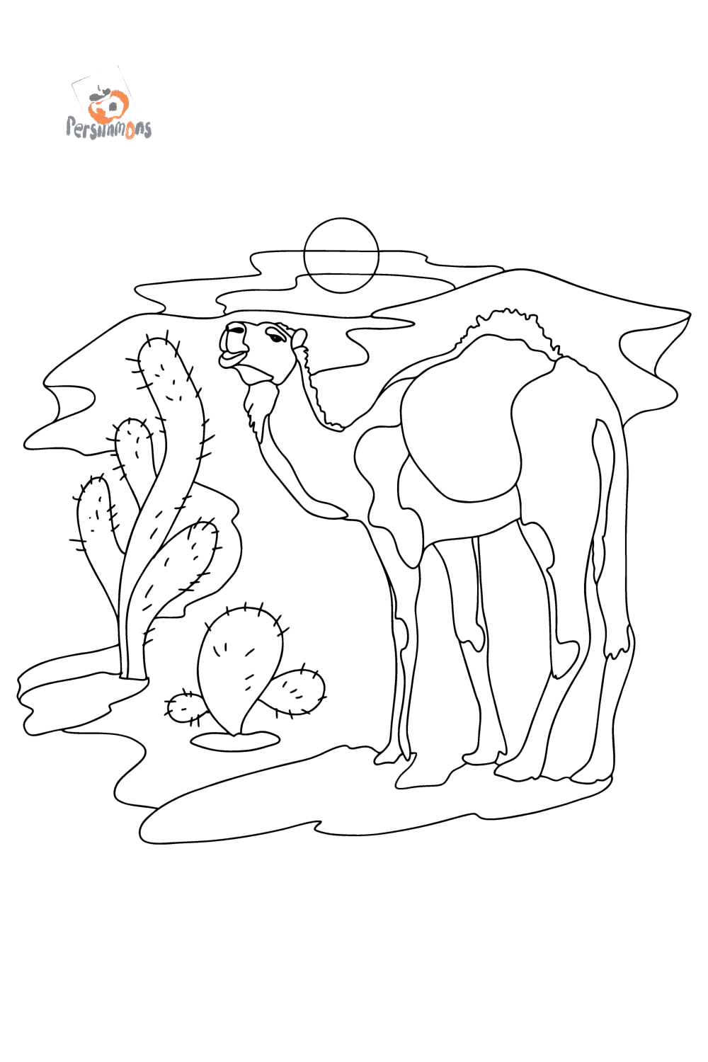 31 Exotic Camel Coloring Pages Printable 14