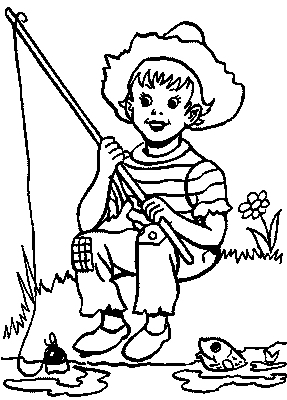 31 Fishing Coloring Pages Printable 13