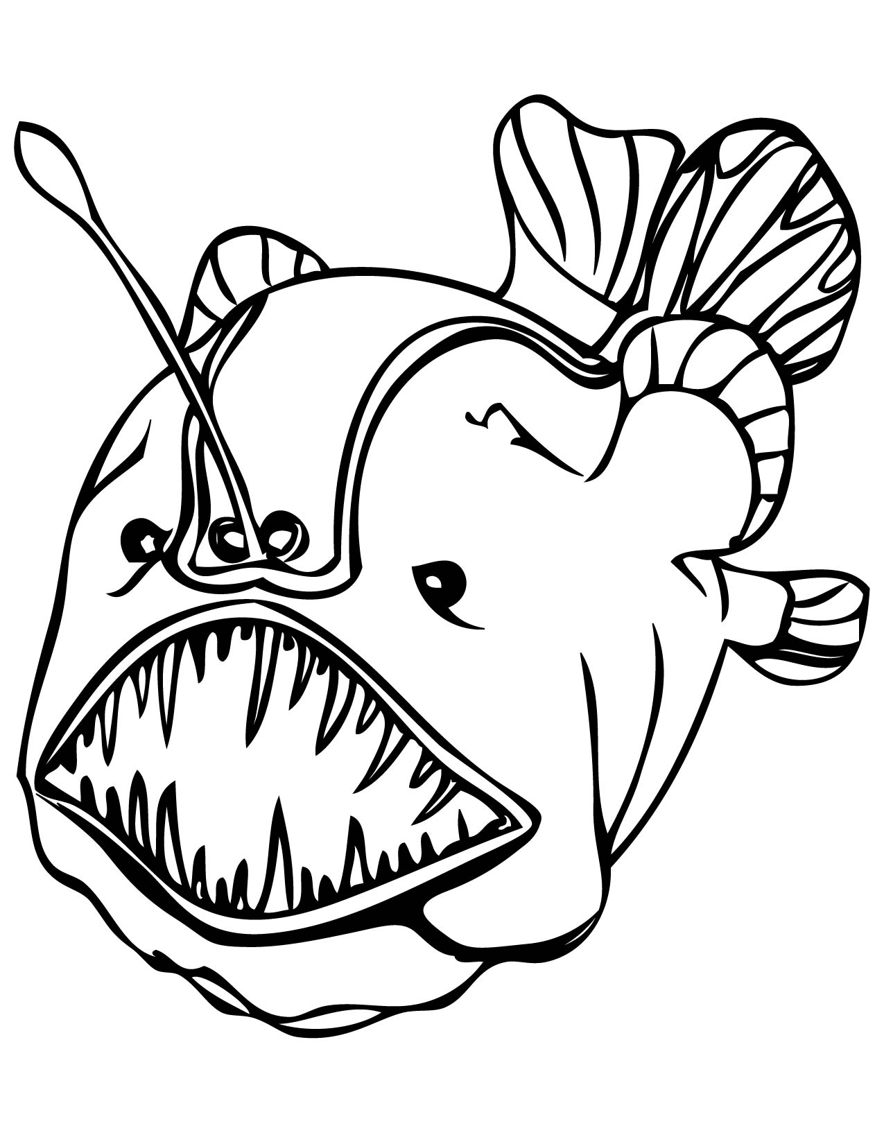 31 Fishing Coloring Pages Printable 16