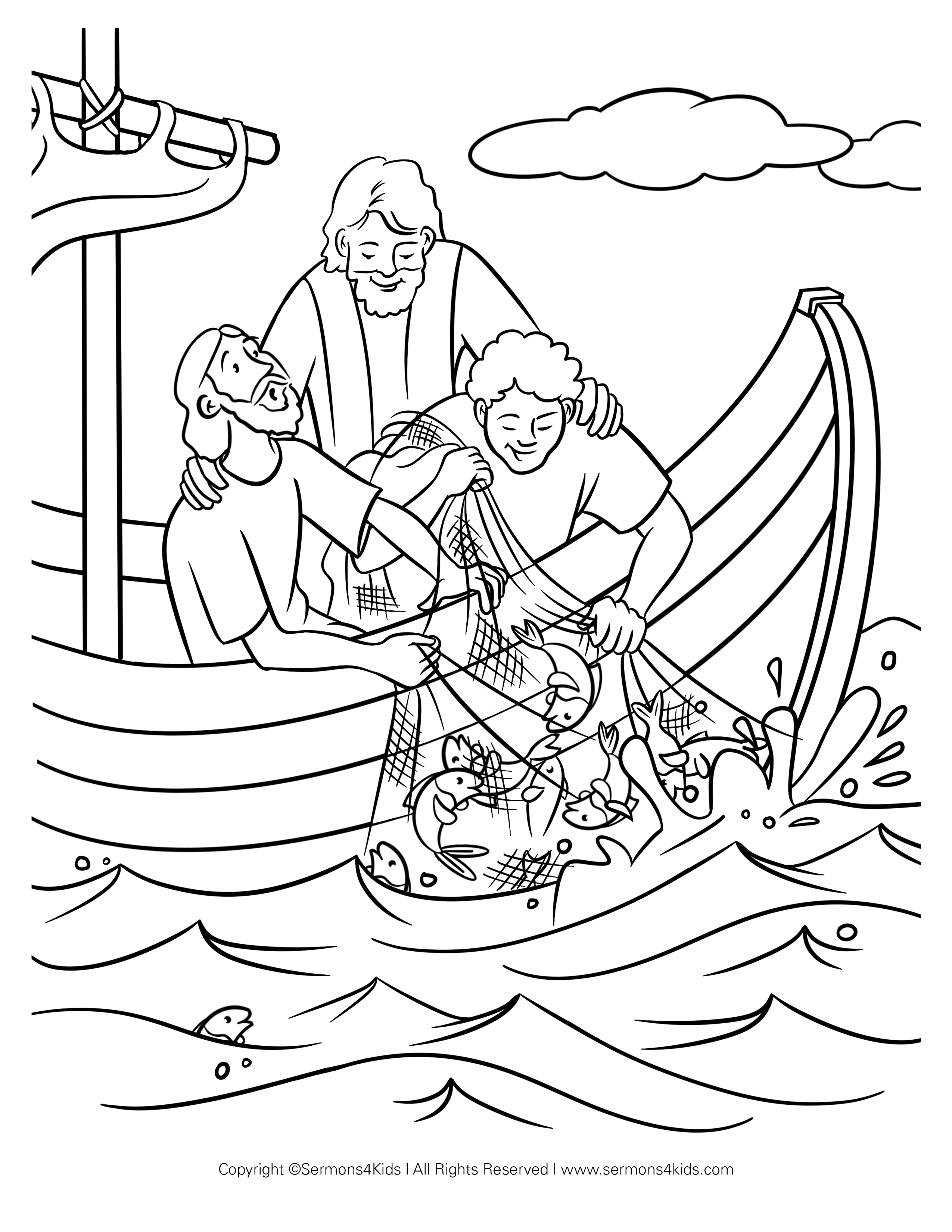 31 Fishing Coloring Pages Printable 25