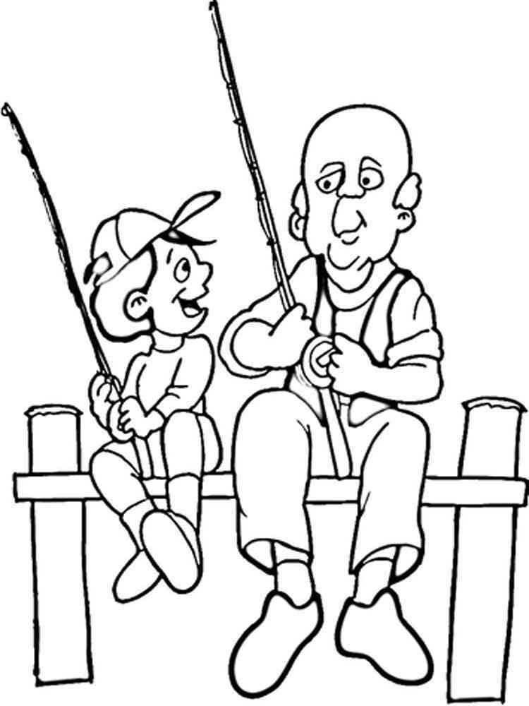 31 Fishing Coloring Pages Printable 3