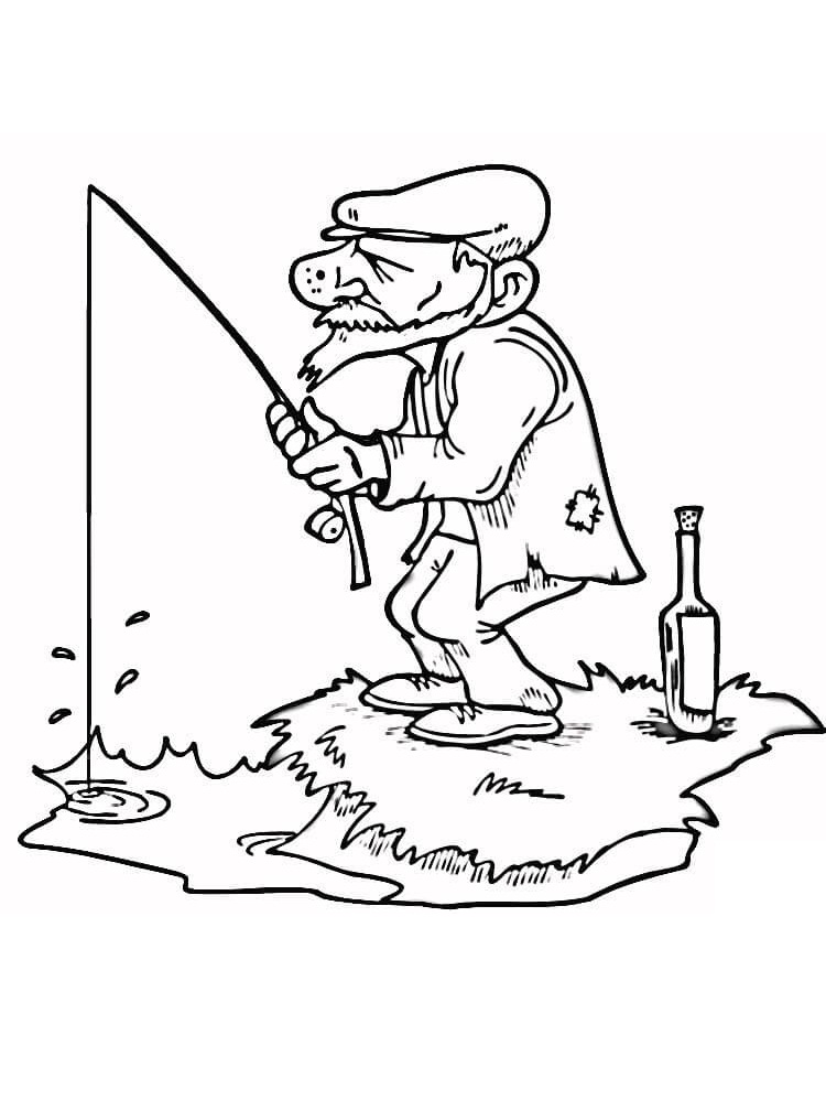 31 Fishing Coloring Pages Printable 8