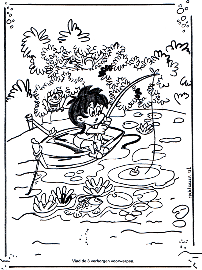 31 Fishing Coloring Pages Printable 9