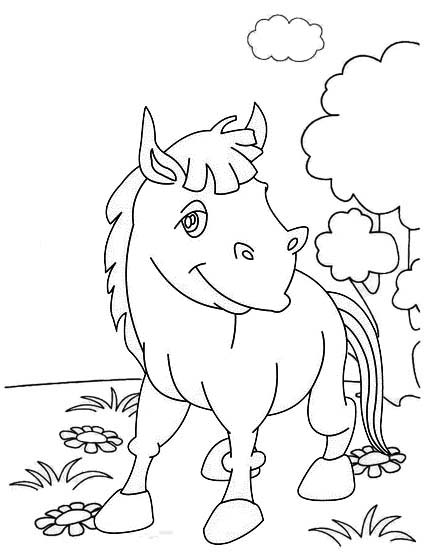 31 Fun Donkey Coloring Pages for Kids Printable 10