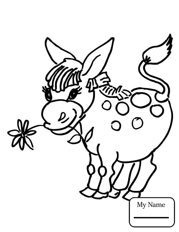 31 Fun Donkey Coloring Pages for Kids Printable 20