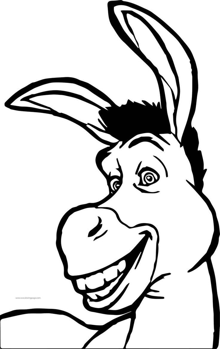 31 Fun Donkey Coloring Pages for Kids Printable 21