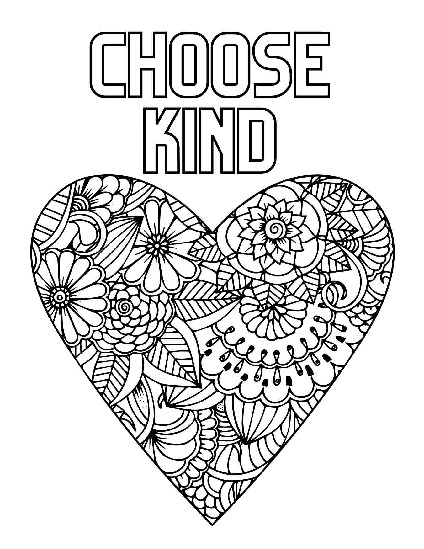 31 Kindness Coloring Pages for Kindergarten Printable 10