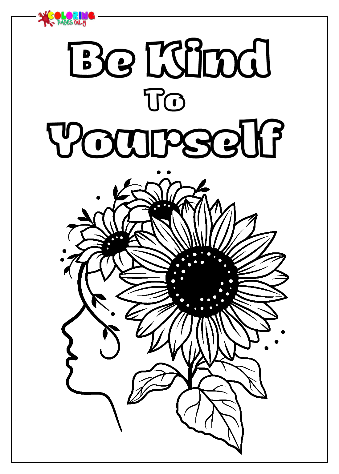 31 Kindness Coloring Pages for Kindergarten Printable 12