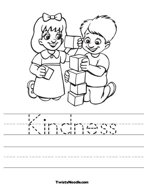 31 Kindness Coloring Pages for Kindergarten Printable 18