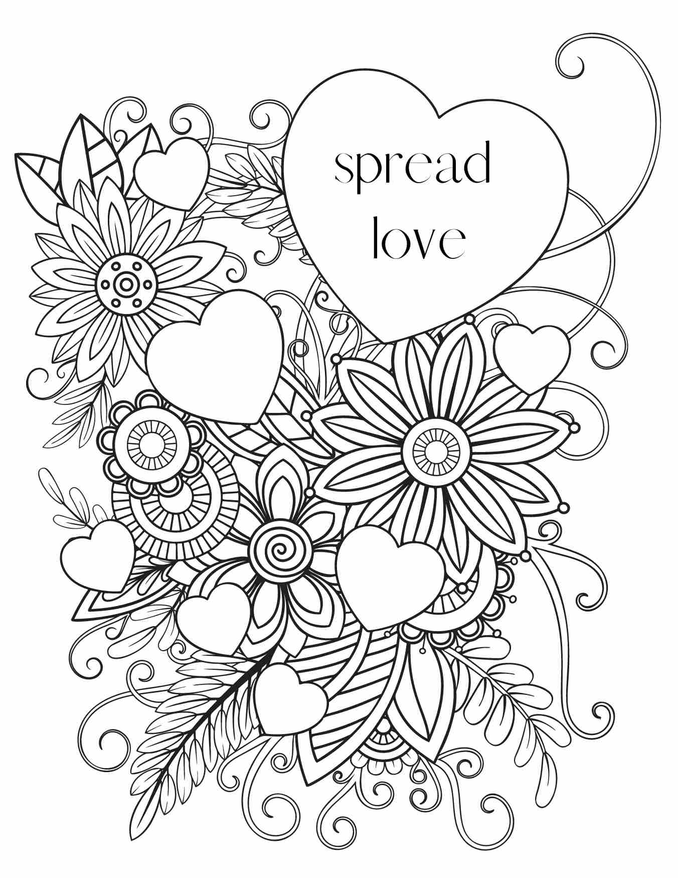 31 Kindness Coloring Pages for Kindergarten Printable 19