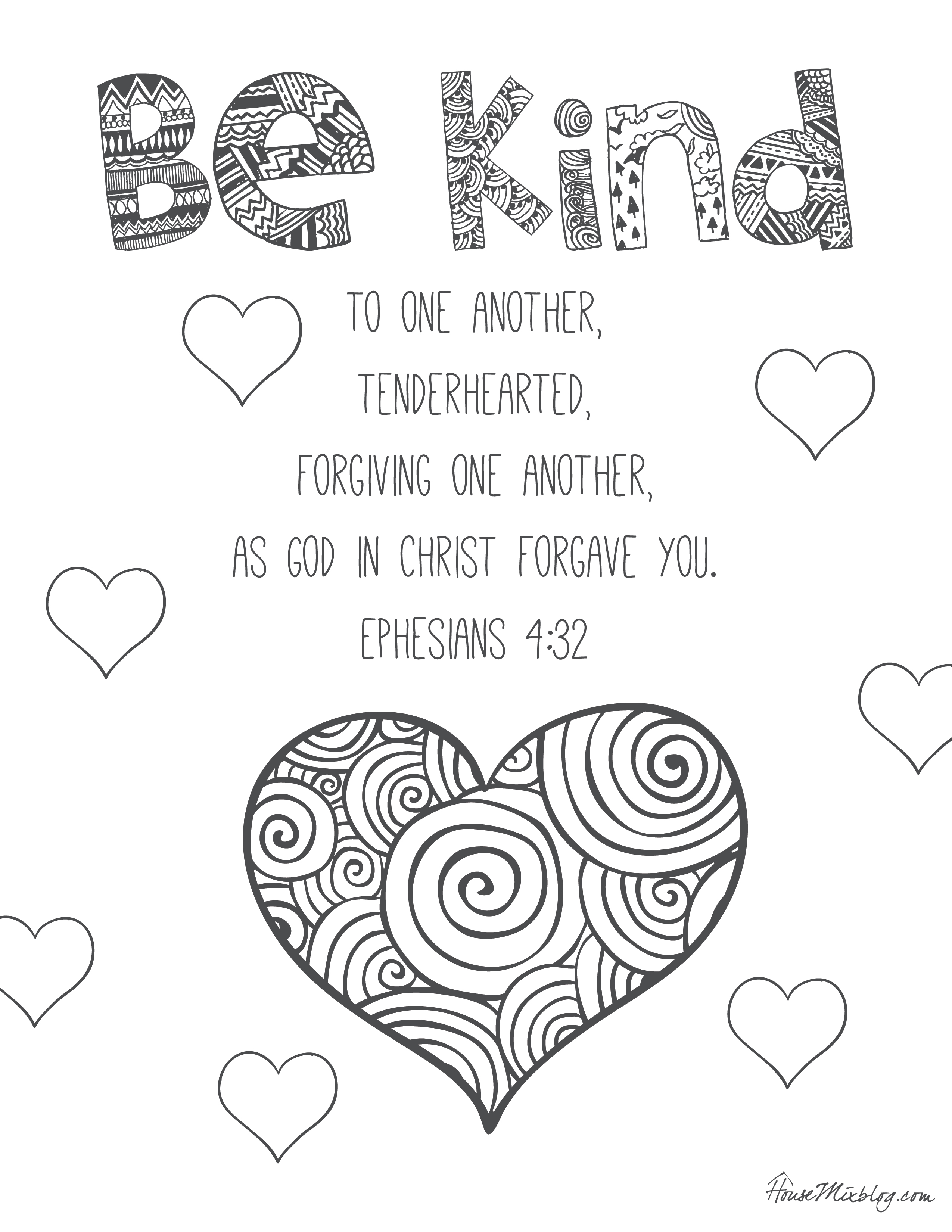 31 Kindness Coloring Pages for Kindergarten Printable 31