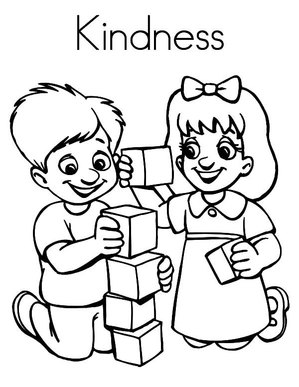 31 Kindness Coloring Pages for Kindergarten Printable 33