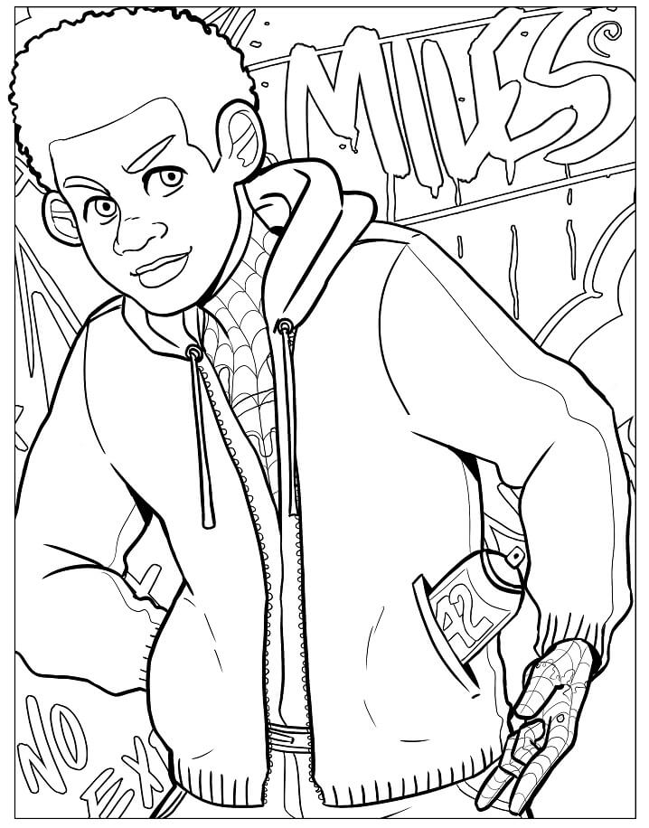 31 Miles Morales Coloring Pages Printable 2