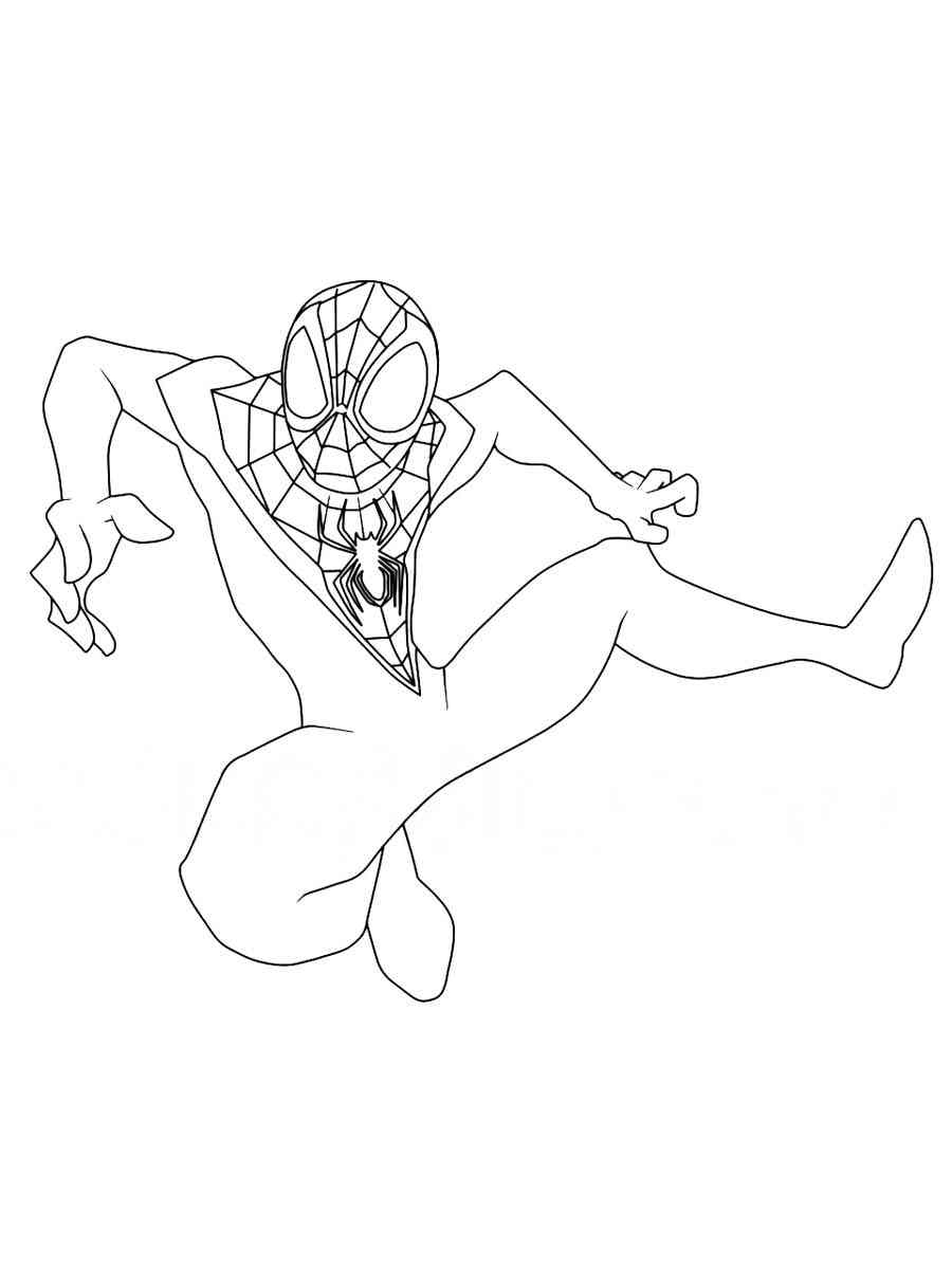 31 Miles Morales Coloring Pages Printable 21