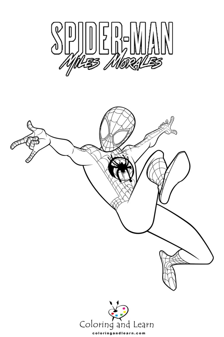 31 Miles Morales Coloring Pages Printable 22