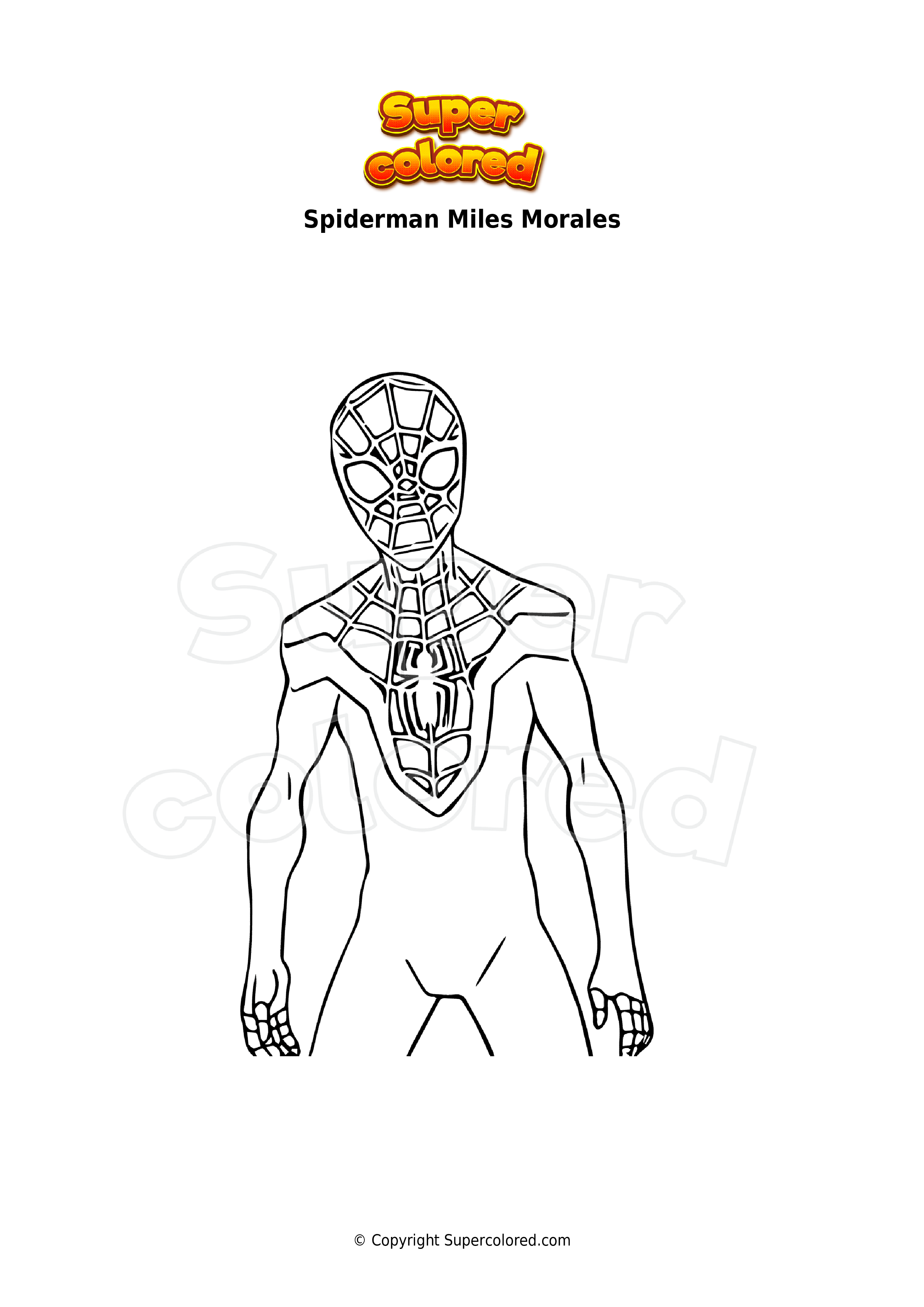 31 Miles Morales Coloring Pages Printable 24